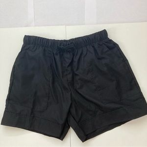 UNIQLO black linen drawstring shorts Size Small